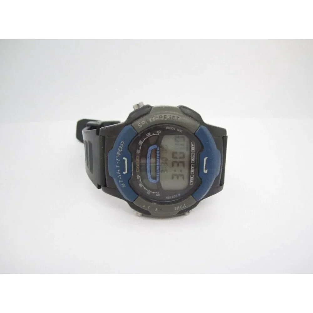Men Casio Illuminator Quartz Digital 41mm Round Watch (H449)